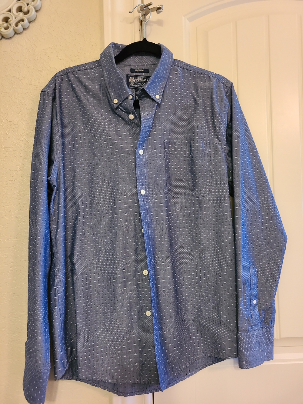 5 Long Sleeve Button Down Mens Dress Shirts Lot